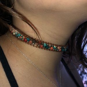 Beaded choker